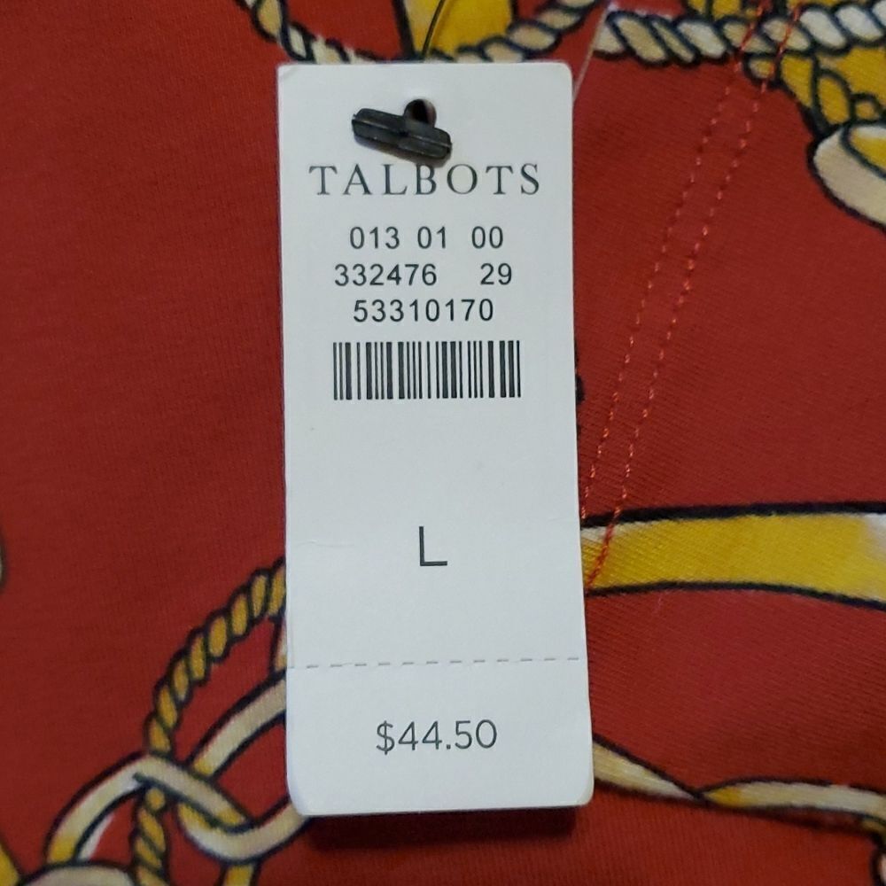TALBOTS TEE  SIZE L NEW - Picture 6 of 7